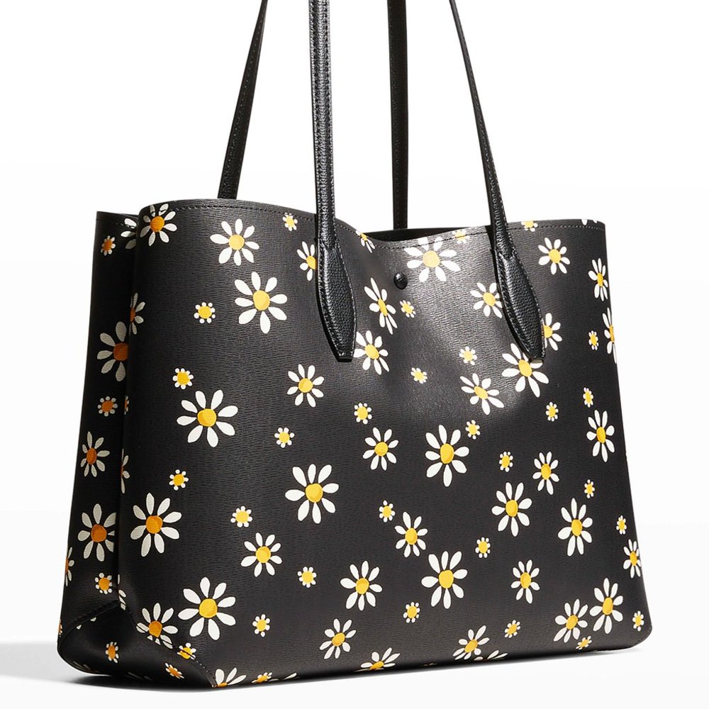 kate spade New York All Day Daisy Dots Large Tote Blk Multi